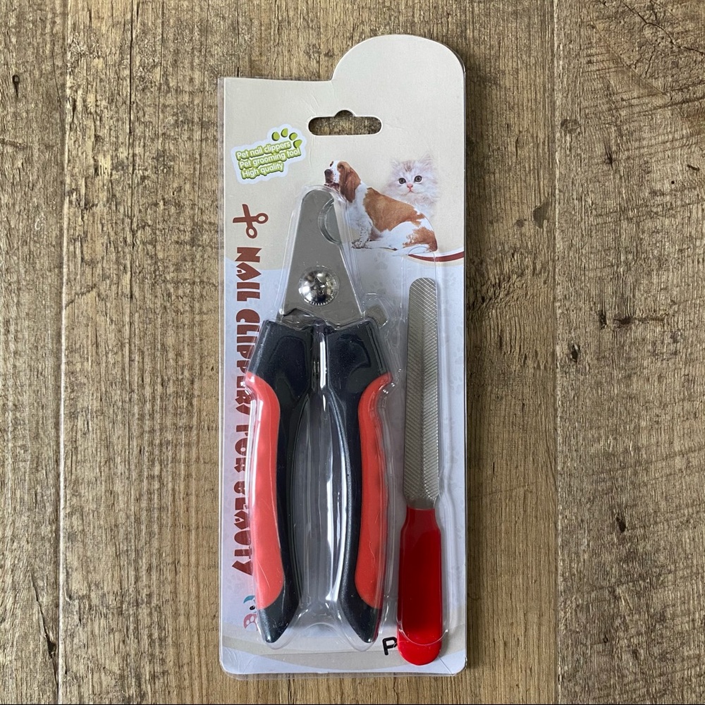 Dog nail clippers & filing
